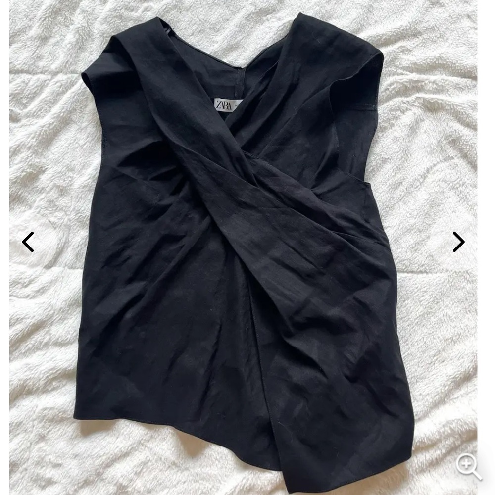 Zara Women's Black Sleeveless Top NWT